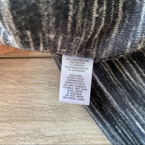 Loft Space Dye Scoop Neck Casual Dress Waist  Tie - Picture 12 of 15